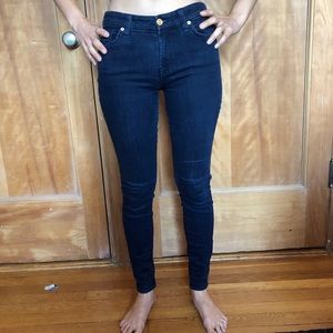Rarely worn high-waisted 7 jeans!
